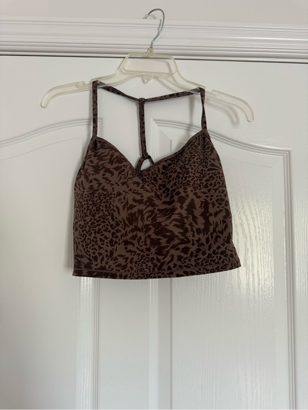 SHEIN Brown Animal Print Active Set - Top & Leggings - Picture 2 of 5